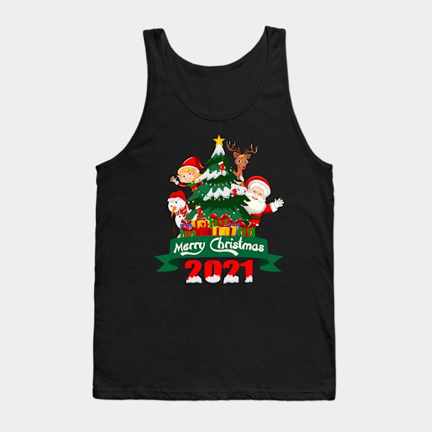 Merry Christmas 2021 Tank Top by 99% Match